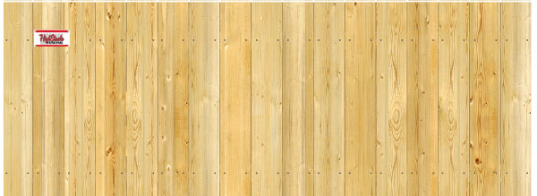 Straight Top Cut - Wood Fence Option
