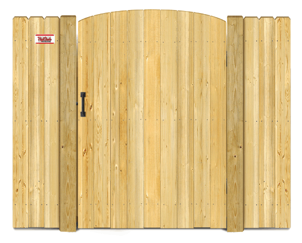 Convex top style gate  - Wood Gate