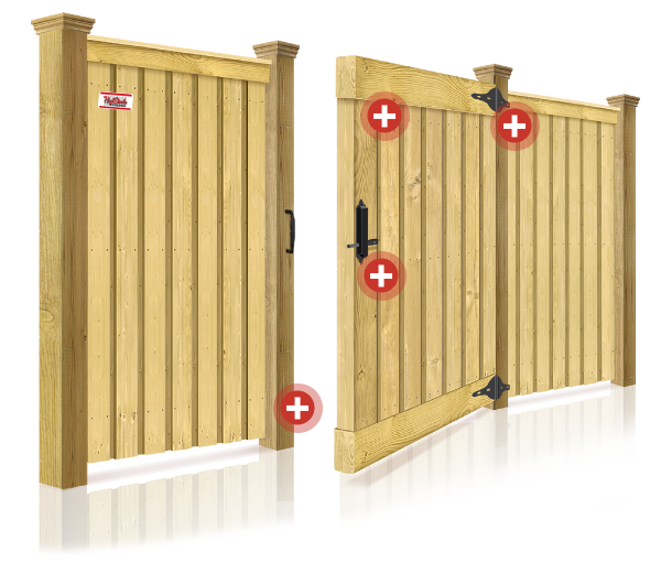 Custom Wood Gates in Houma