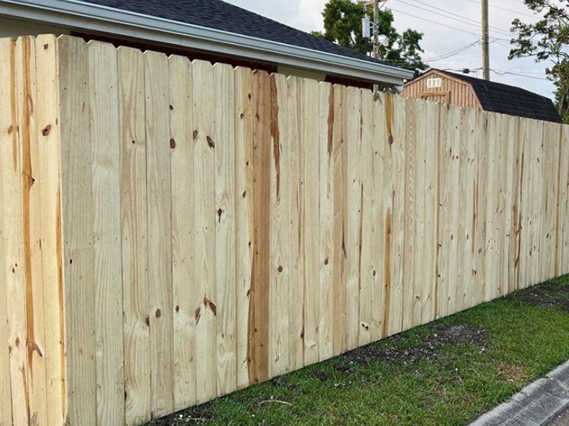 Wood Fence Installation in Houma, LA